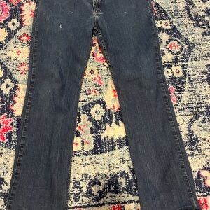 Carhartt Straight Fit Dark Blue Jeans